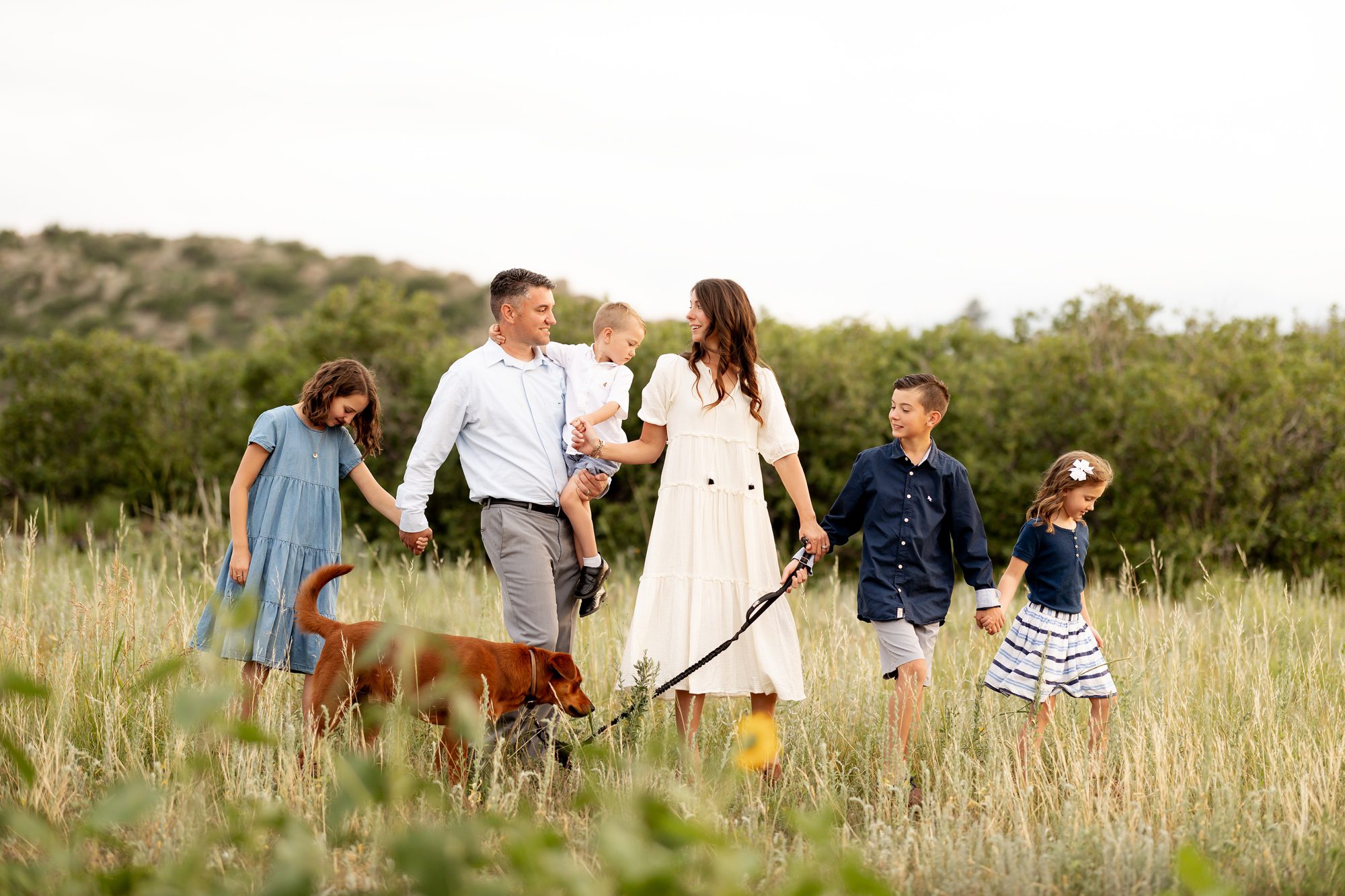 family and dog photoshoot Colorado Springs 