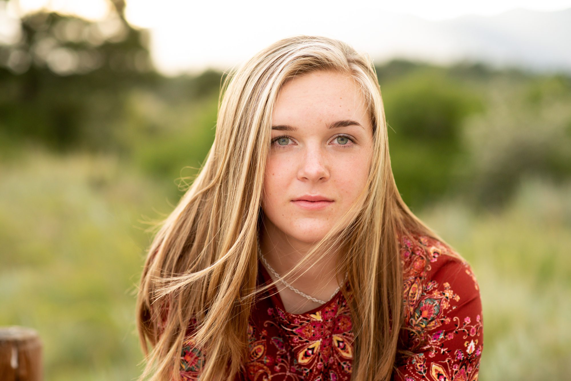 Colorado Springs high school senior photo session with portrait photographer