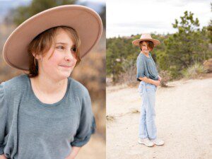 photos of tween girl taken at palmer park in Colorado Springs by family photographer Anne Jensen Photography