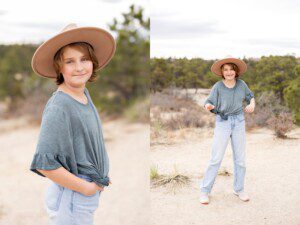 photos of tween girl taken at palmer park in Colorado Springs by family photographer Anne Jensen Photography